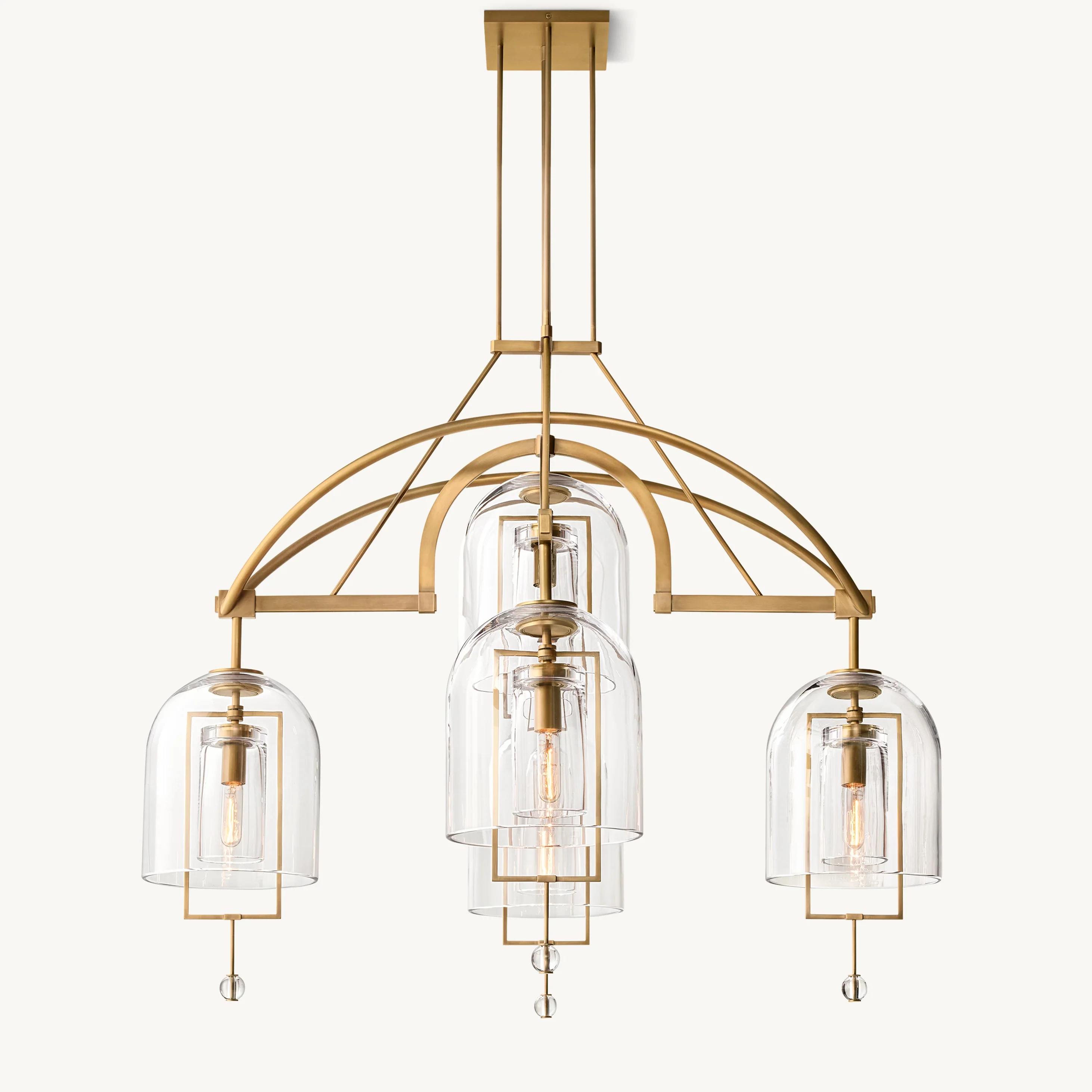 WOMO Bell Glass Chandelier-WM2813 - Image 25