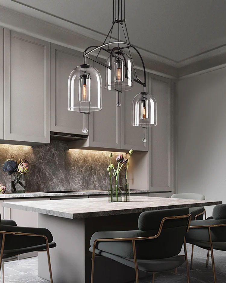 WOMO Bell Glass Chandelier-WM2814 - Image 5