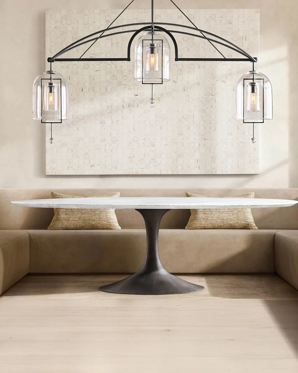 WOMO Bell Glass Chandelier-WM2814 - Image 7