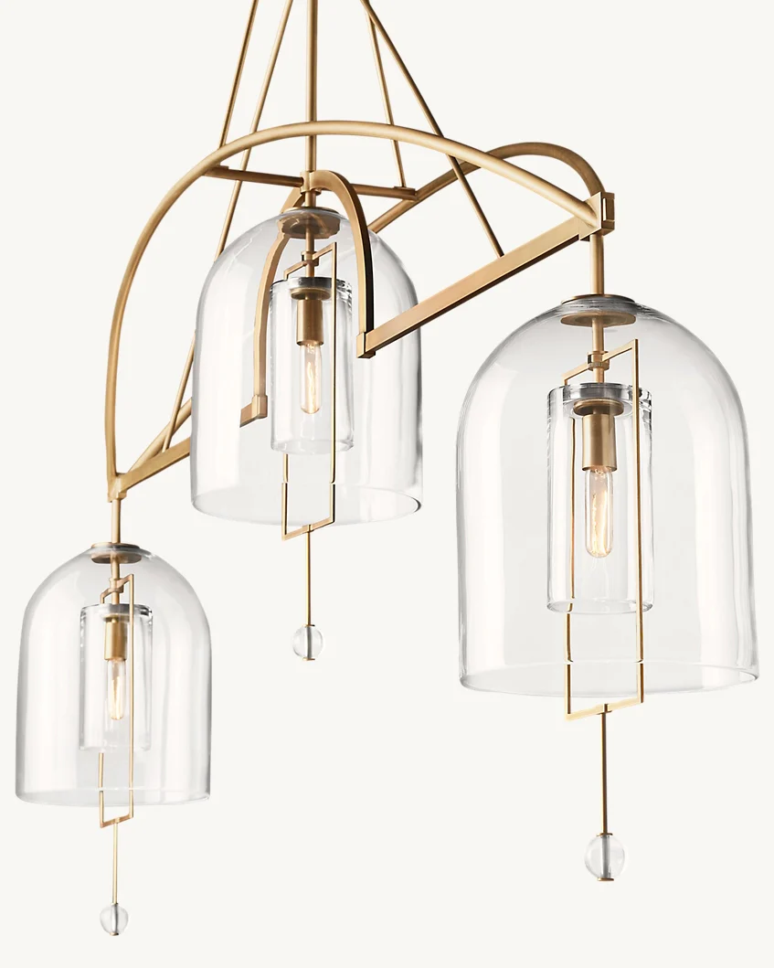 WOMO Bell Glass Chandelier-WM2814 - Image 9