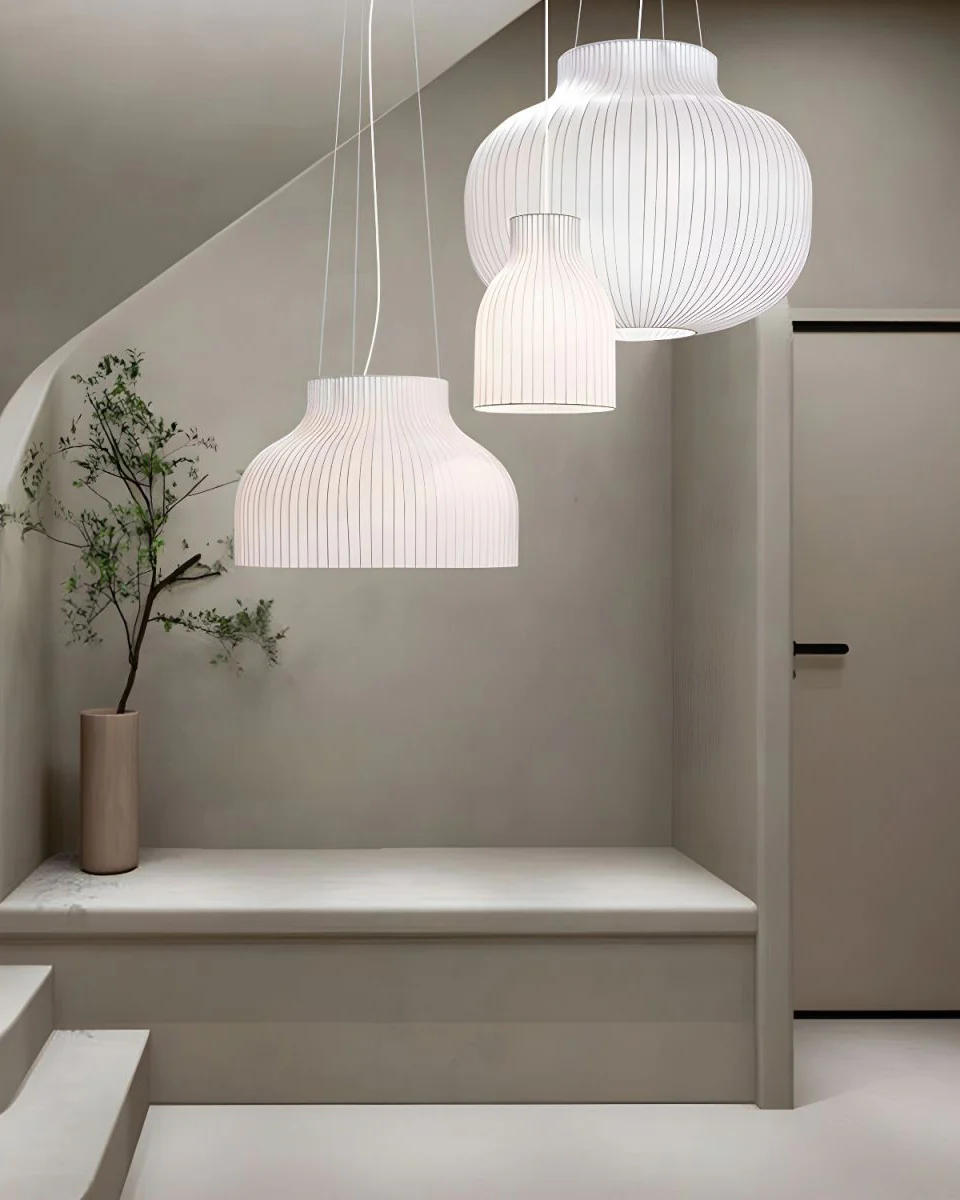 WOMO Bell Silk Pendant Light-WM2971 - Image 11
