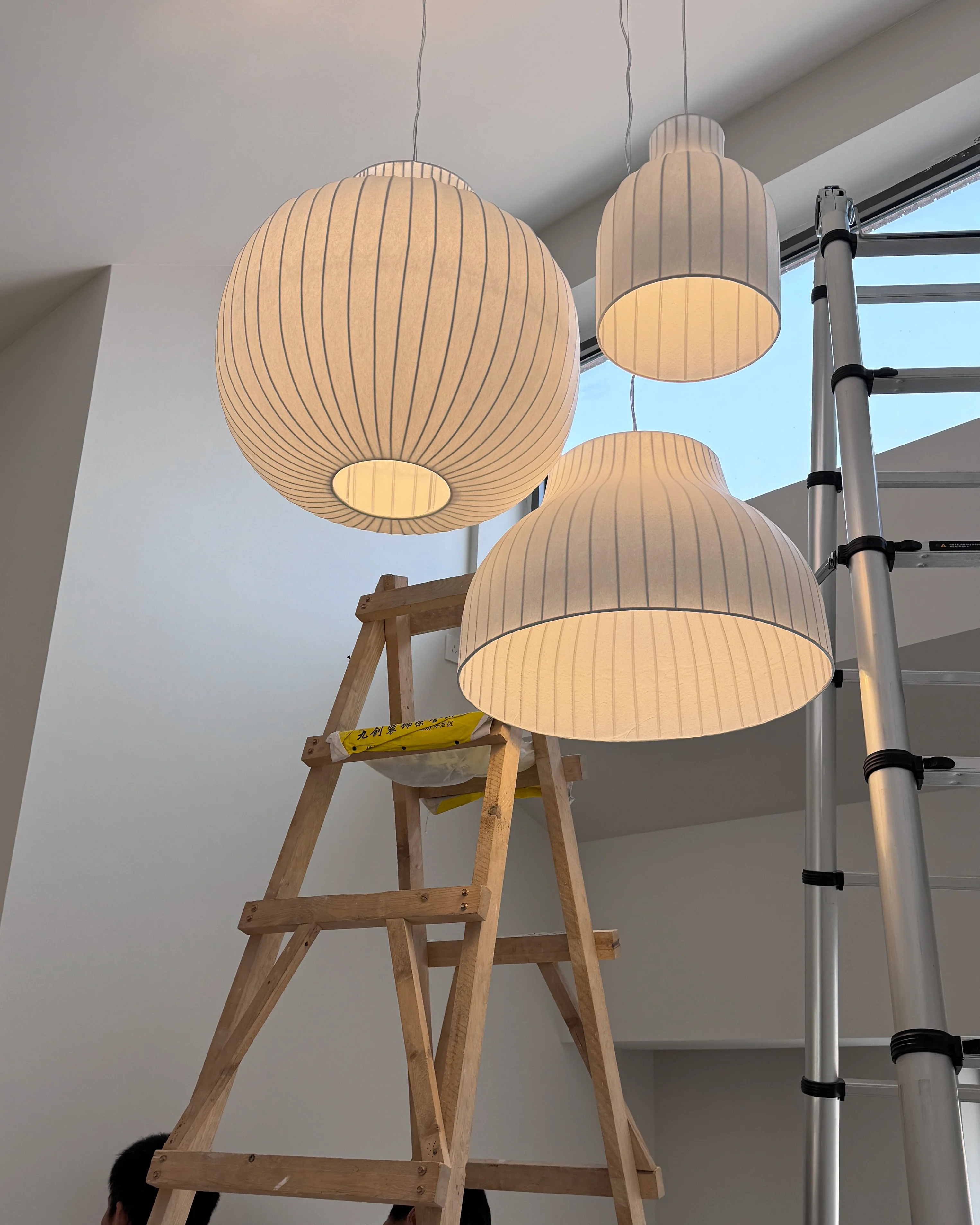 WOMO Bell Silk Pendant Light-WM2971 - Image 17