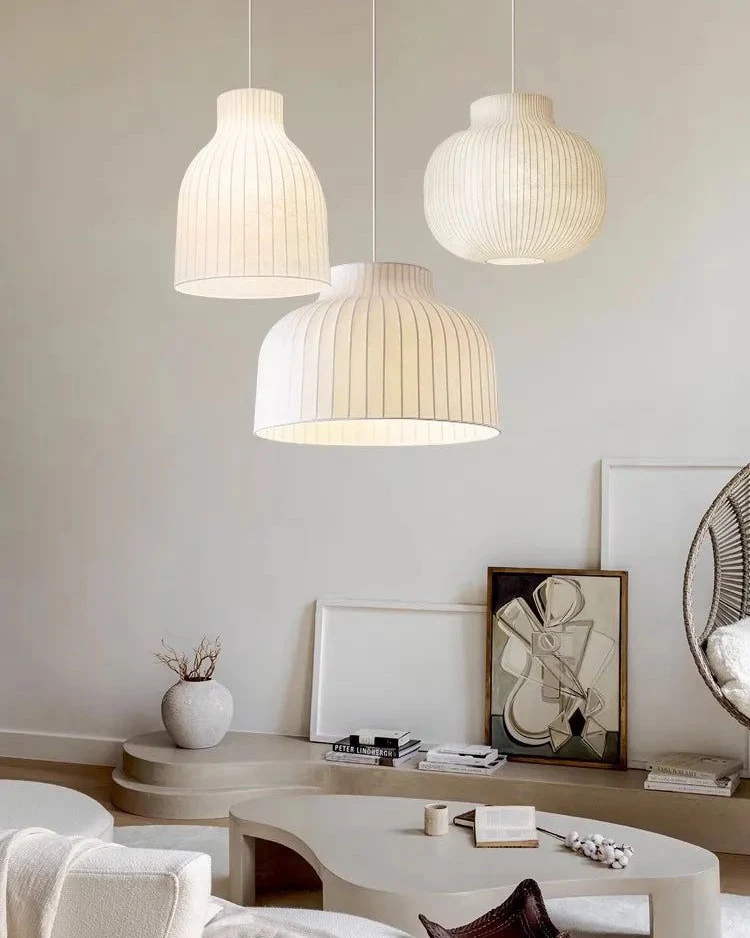 WOMO Bell Silk Pendant Light-WM2971 - Image 7
