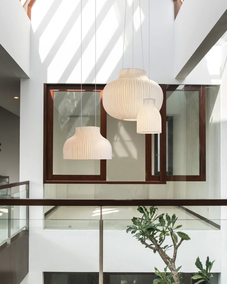 WOMO Bell Silk Pendant Light-WM2971 - Image 9