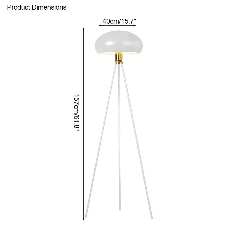 WOMO Mushroom Tripod Floor Lamp-WM7068 - Image 19