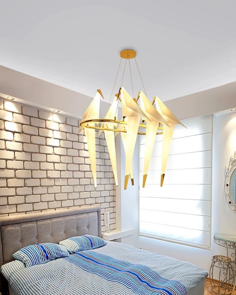 WOMO Origami Bird Oval Chandelier-WM2737 - Image 4