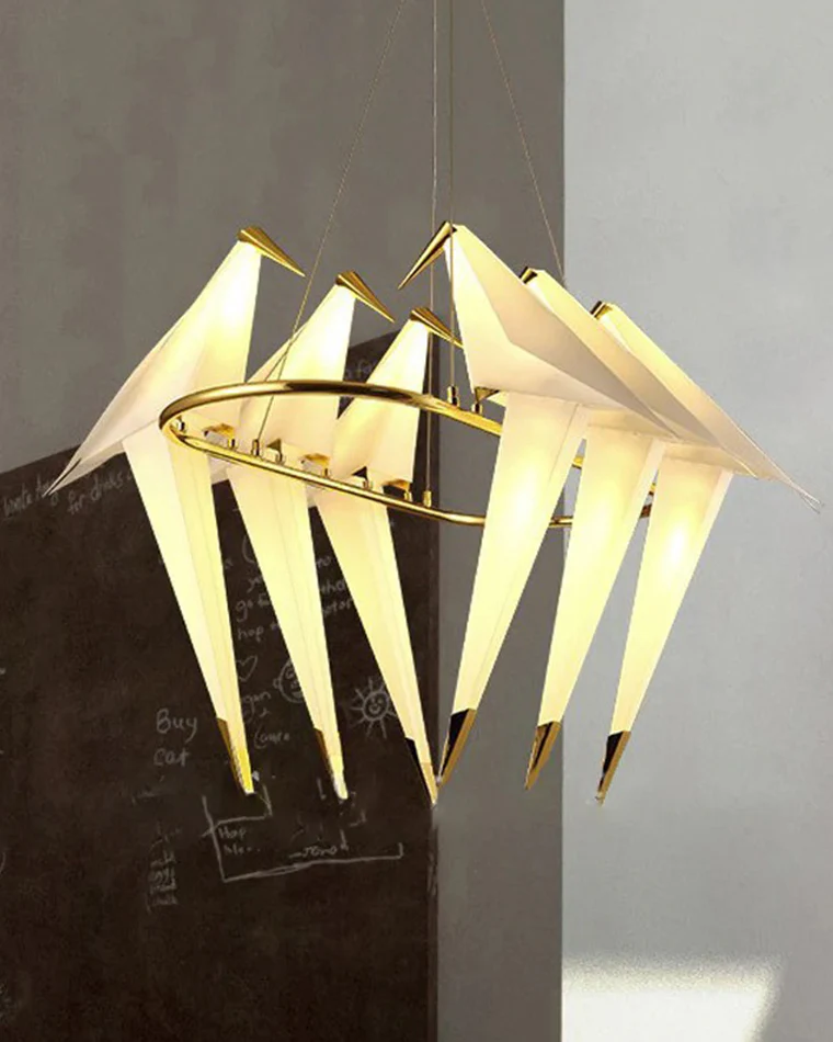 WOMO Origami Bird Oval Chandelier-WM2737 - Image 5