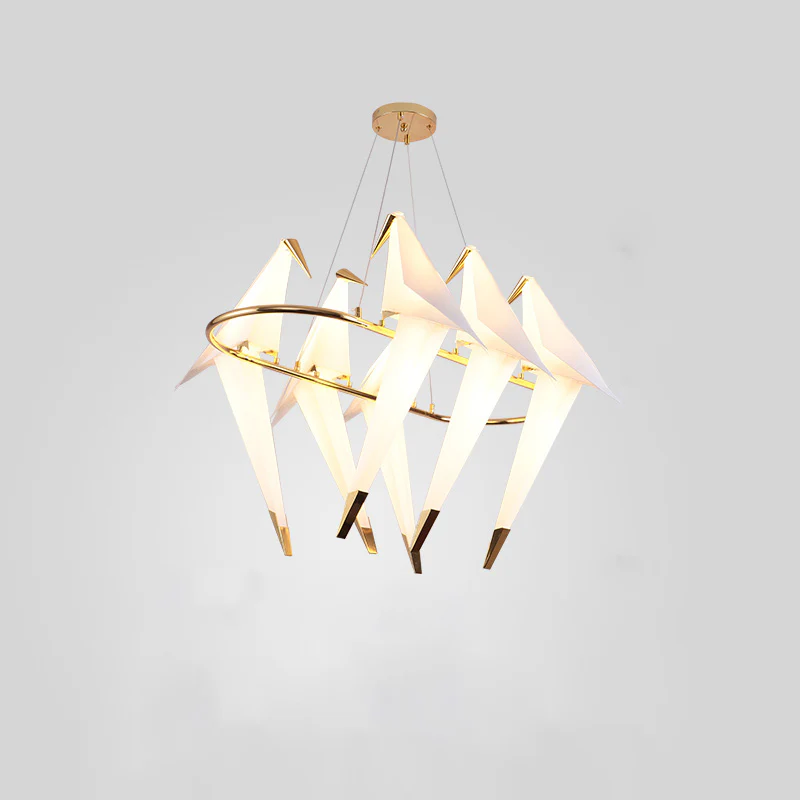 WOMO Origami Bird Oval Chandelier-WM2737 - Image 9