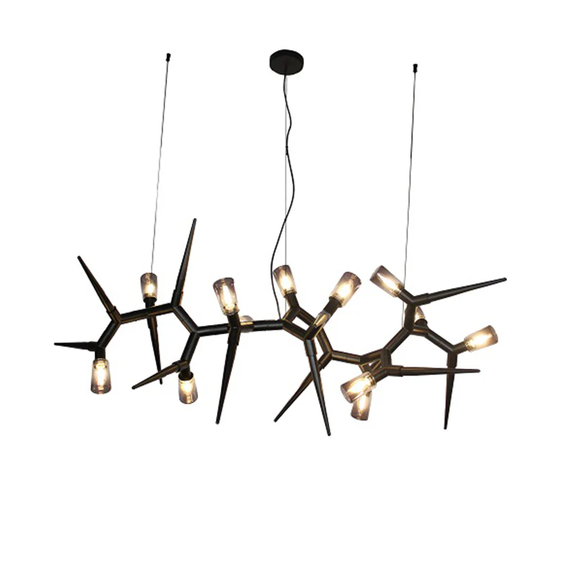 WOMO Black Branch Chandelier-WM2672 - Image 12
