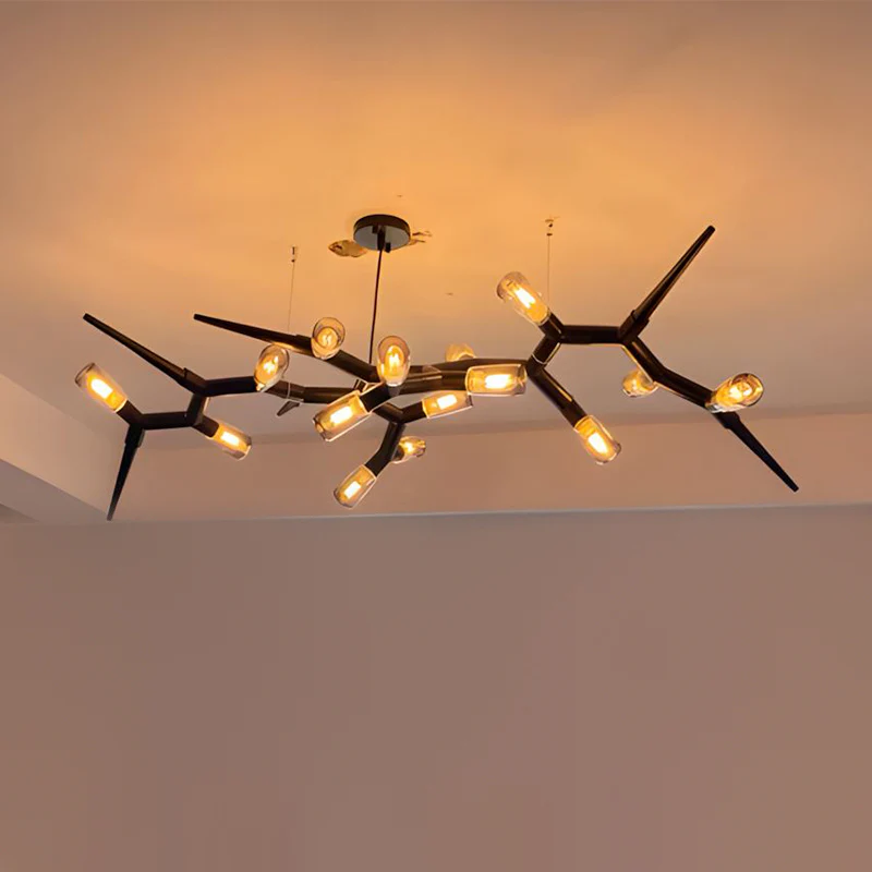 WOMO Black Branch Chandelier-WM2672 - Image 14