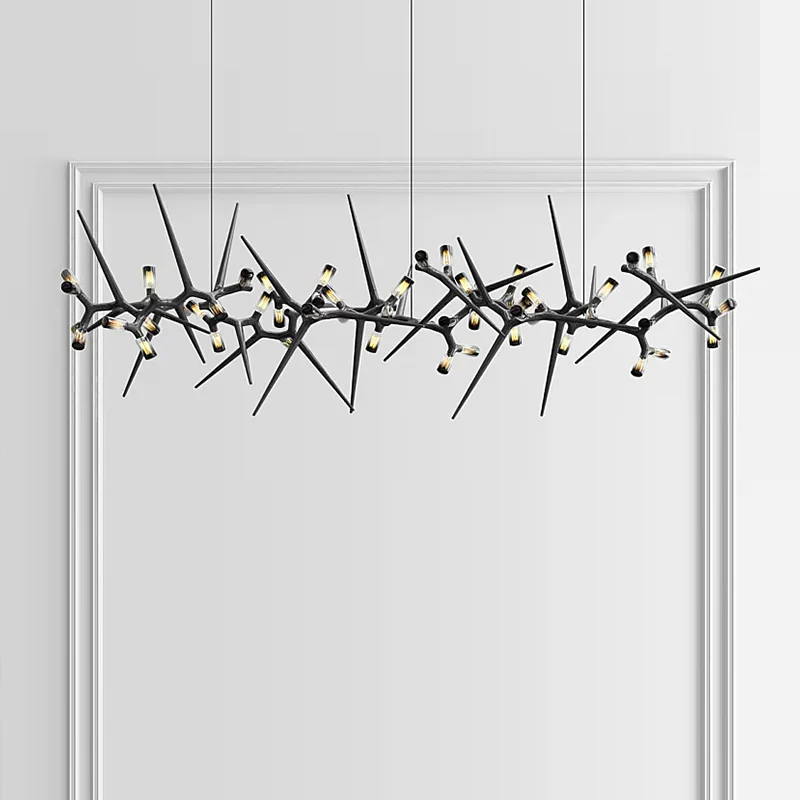 WOMO Black Branch Chandelier-WM2672 - Image 18