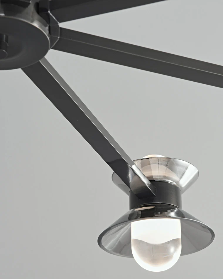 WOMO 6/8/10 Light Black Brass Chandelier-WM2226 - Image 20