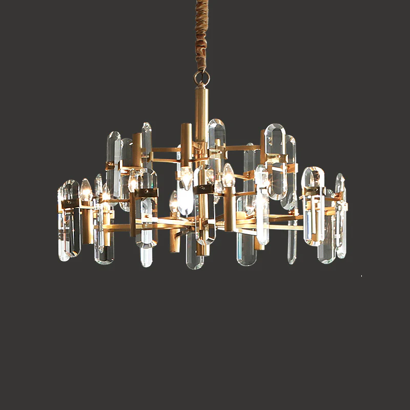 WOMO Black Candle Crystal Chandelier-WM2519 - Image 15