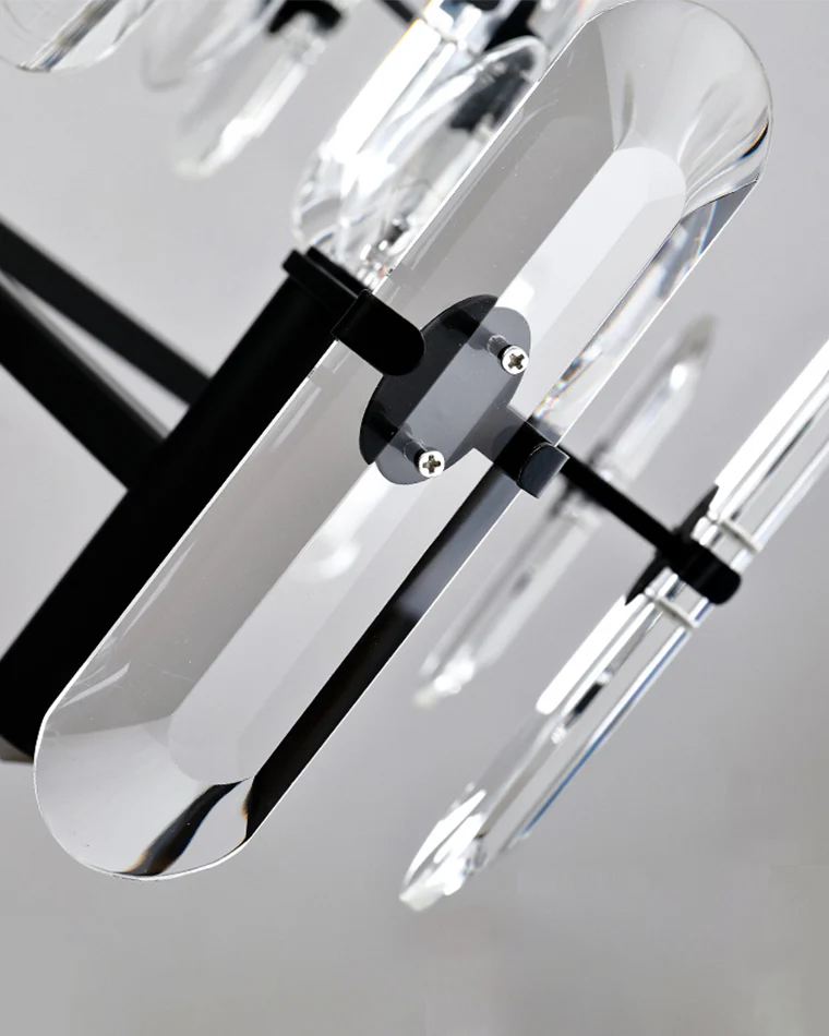 WOMO Black Candle Crystal Chandelier-WM2519 - Image 8