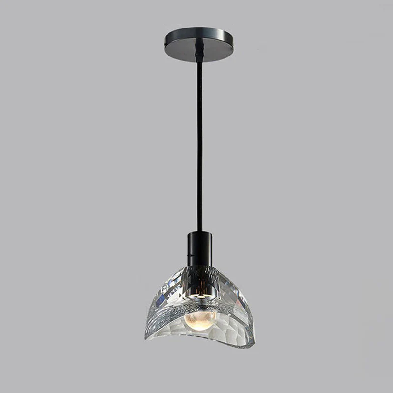 WOMO Small Black Crystal Pendant Light-WM2561 - Image 17