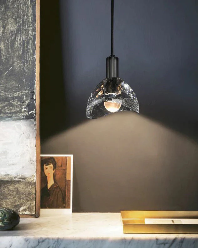 WOMO Small Black Crystal Pendant Light-WM2561 - Image 6