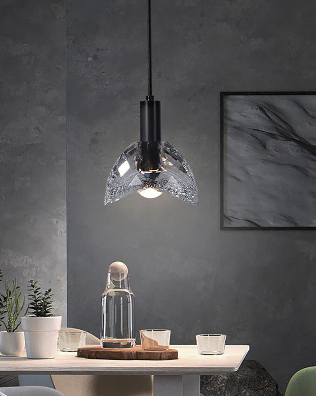 WOMO Small Black Crystal Pendant Light-WM2561 - Image 7