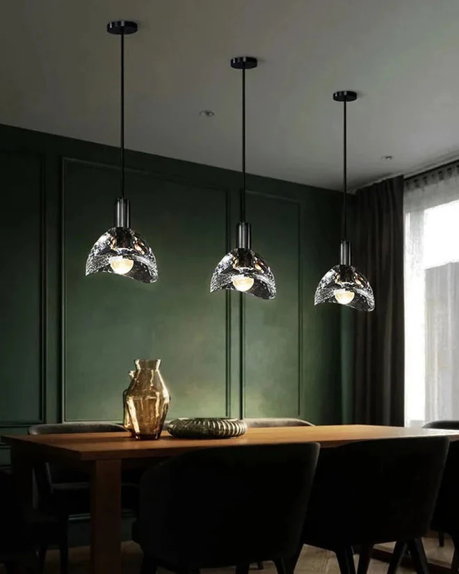 WOMO Small Black Crystal Pendant Light-WM2561 - Image 8