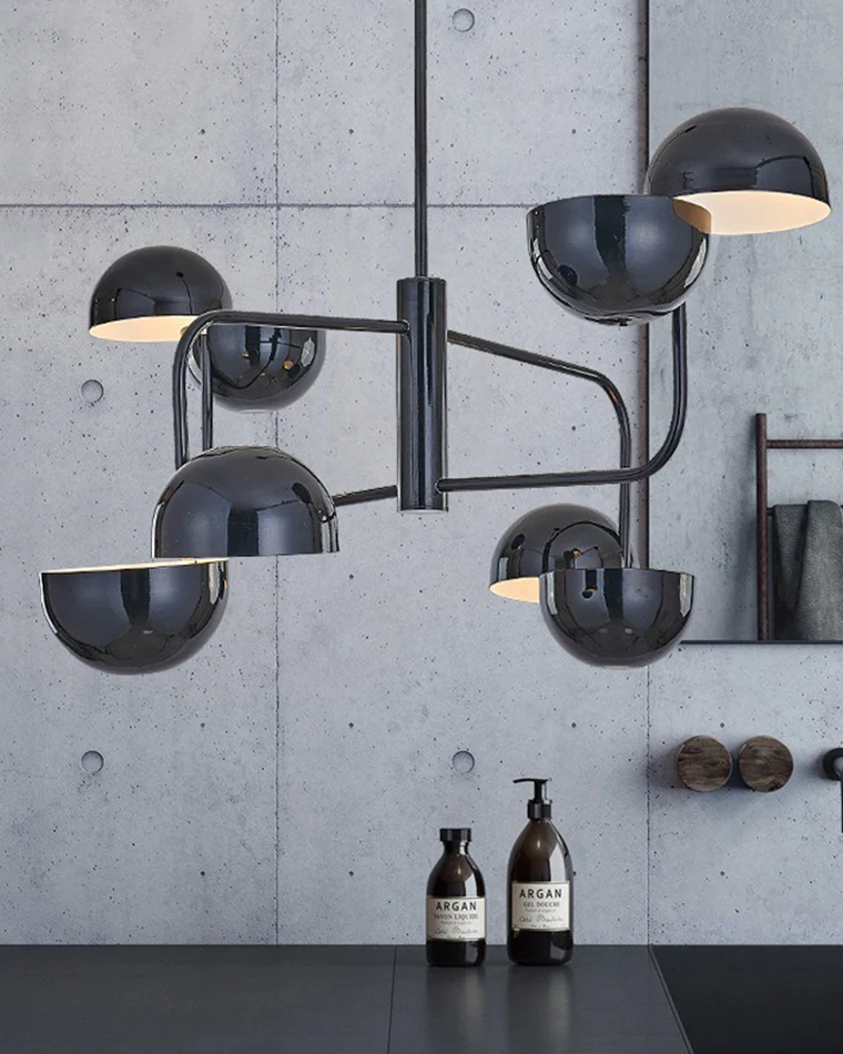 WOMO Post Modern Black Dome Chandelier-WM2753 - Image 4