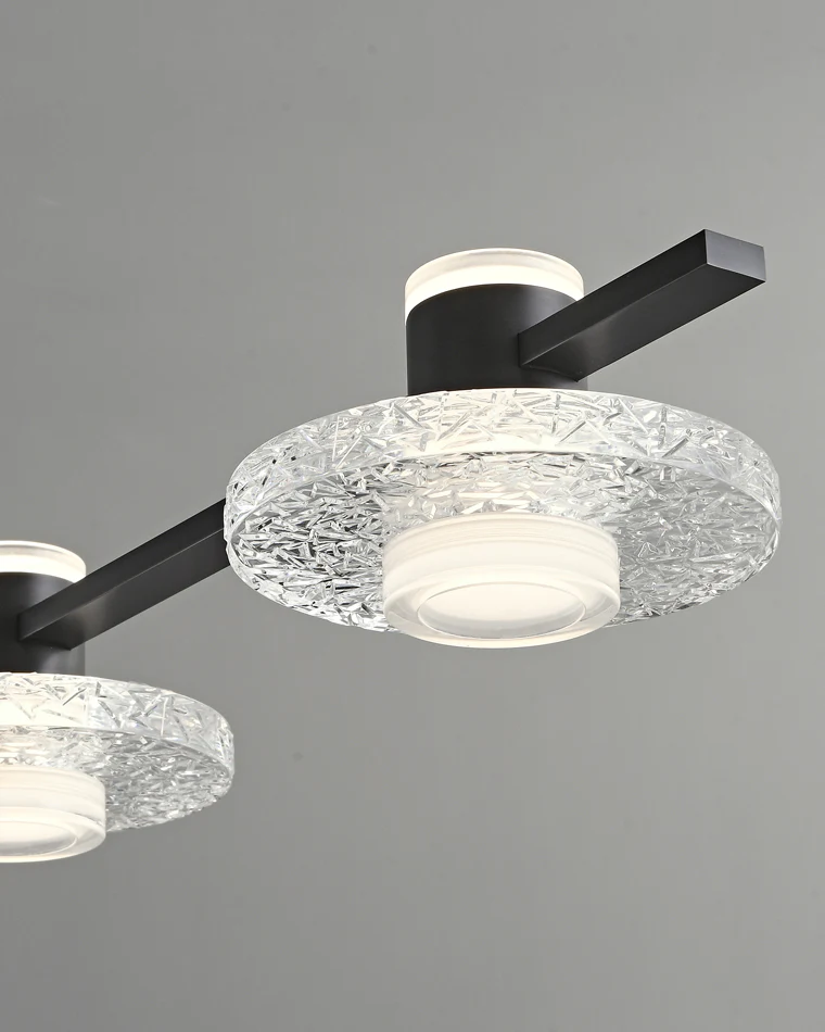 WOMO Black Linear Chandelier-WM2222 - Image 11