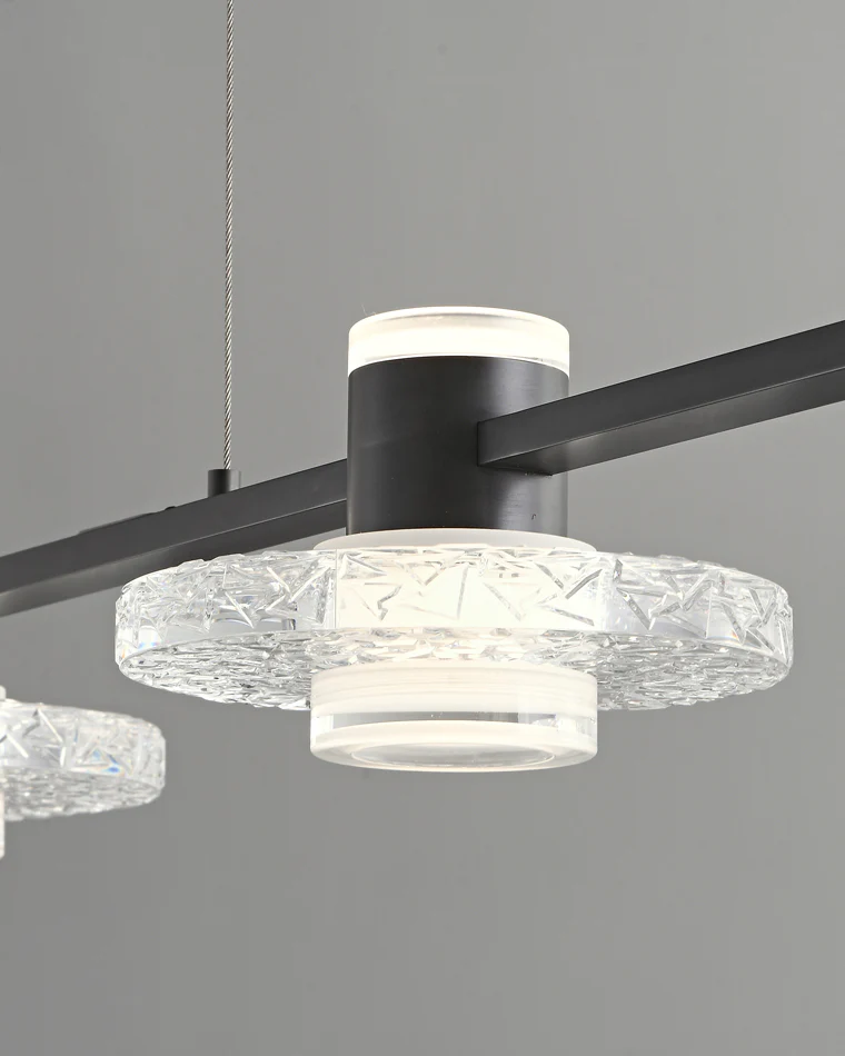 WOMO Black Linear Chandelier-WM2222 - Image 16