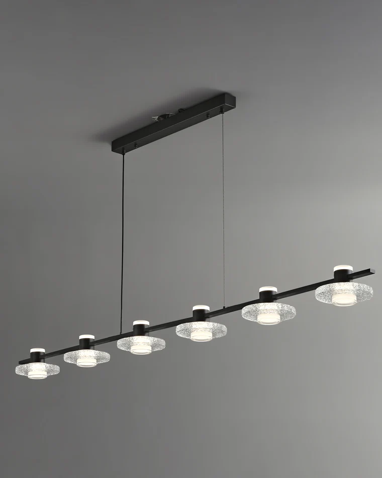 WOMO Black Linear Chandelier-WM2222 - Image 18