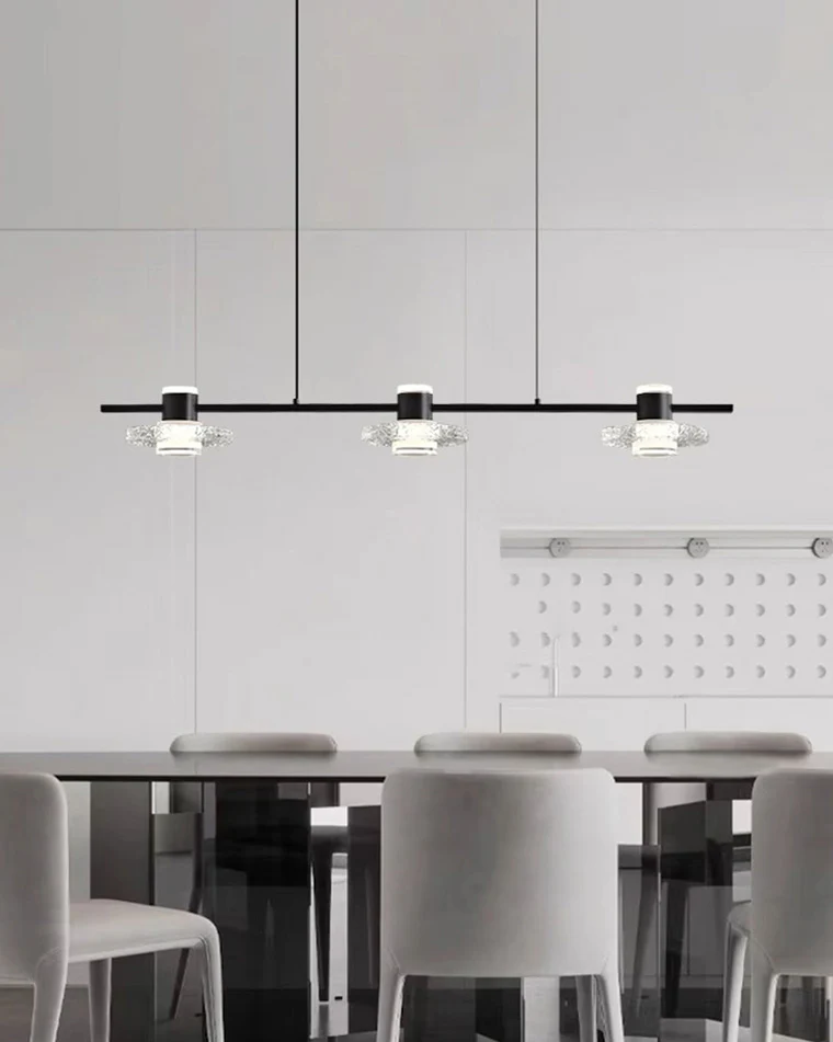 WOMO Black Linear Chandelier-WM2222 - Image 3