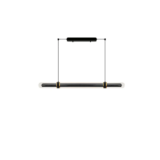 WOMO Black Glass Time tunnel Linear Pendant Light - WM3288 - Image 29