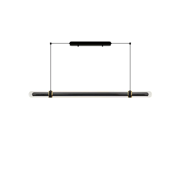 WOMO Black Glass Time tunnel Linear Pendant Light - WM3288 - Image 32