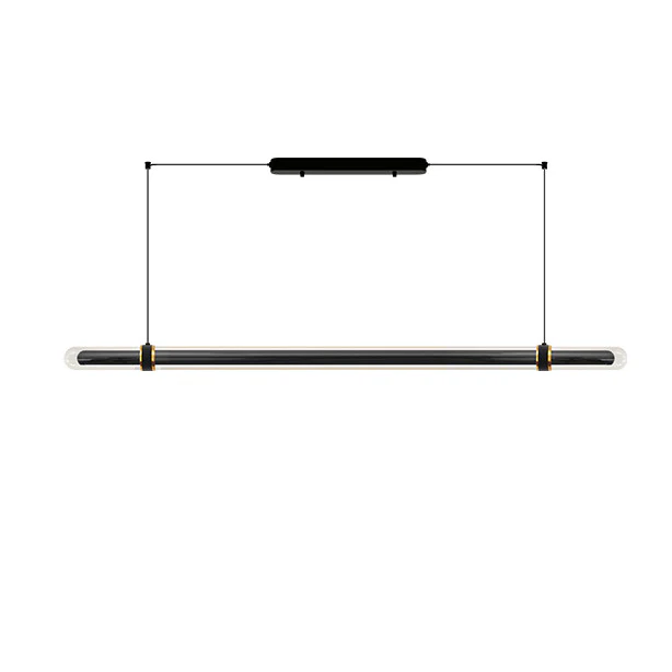 WOMO Black Glass Time tunnel Linear Pendant Light - WM3288 - Image 33