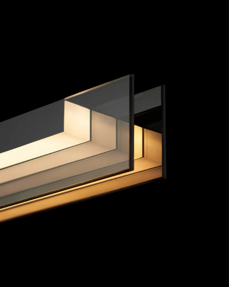 WOMO Black Glass Linear Pendant-WM2309 - Image 10