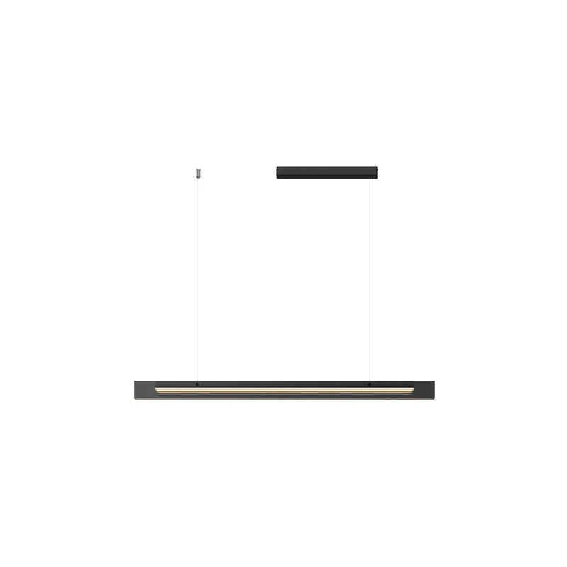 WOMO Black Glass Linear Pendant-WM2309 - Image 11