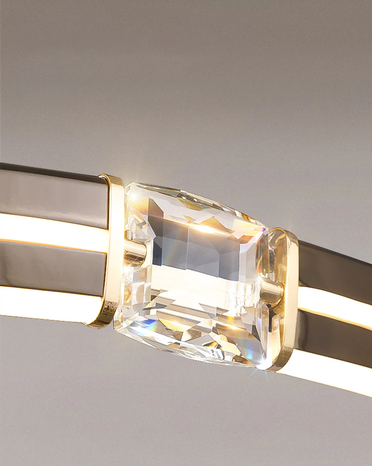 WOMO Black Led Ring Chandelier-WM2365 - Image 8
