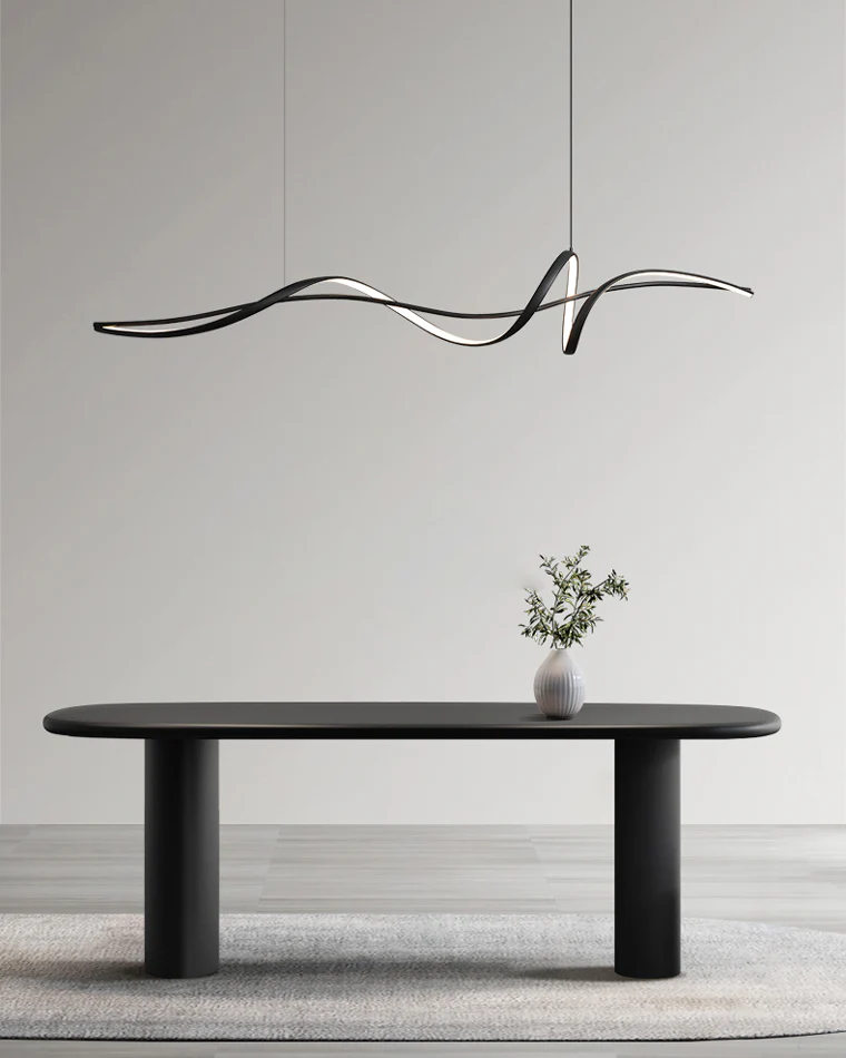 WOMO Black Spiral Led Pendant Light-WM2299 - Image 5