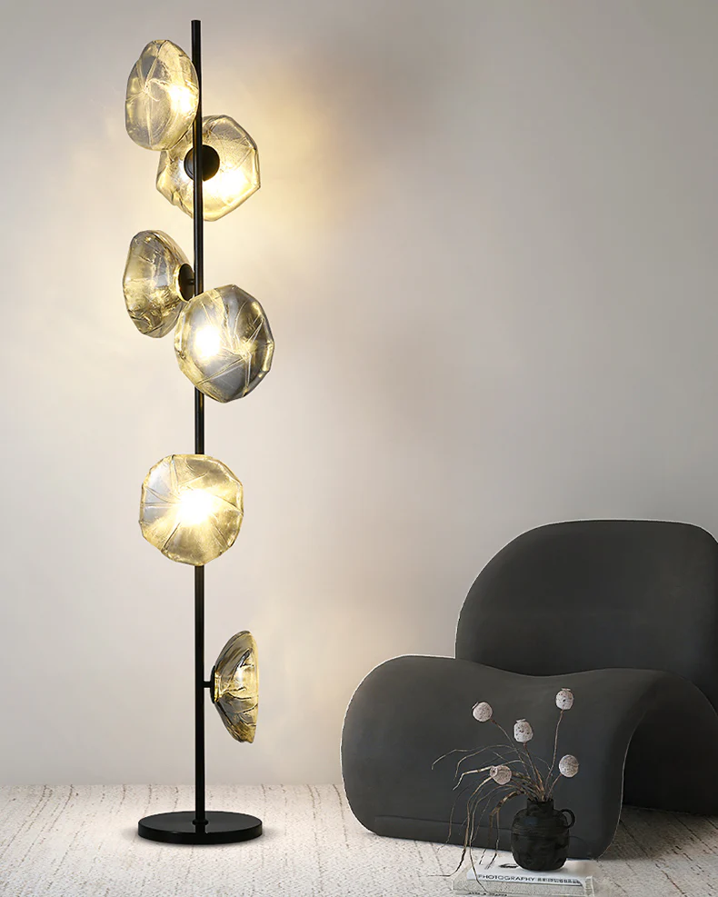 WOMO Blown Glass Floor Lamp-WM7082 - Image 11