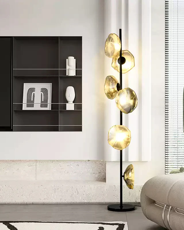 WOMO Blown Glass Floor Lamp-WM7082 - Image 15