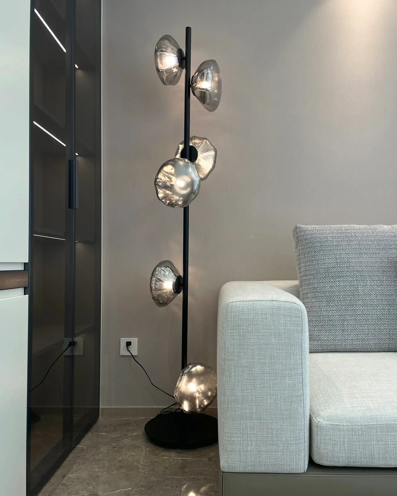 WOMO Blown Glass Floor Lamp-WM7082 - Image 16