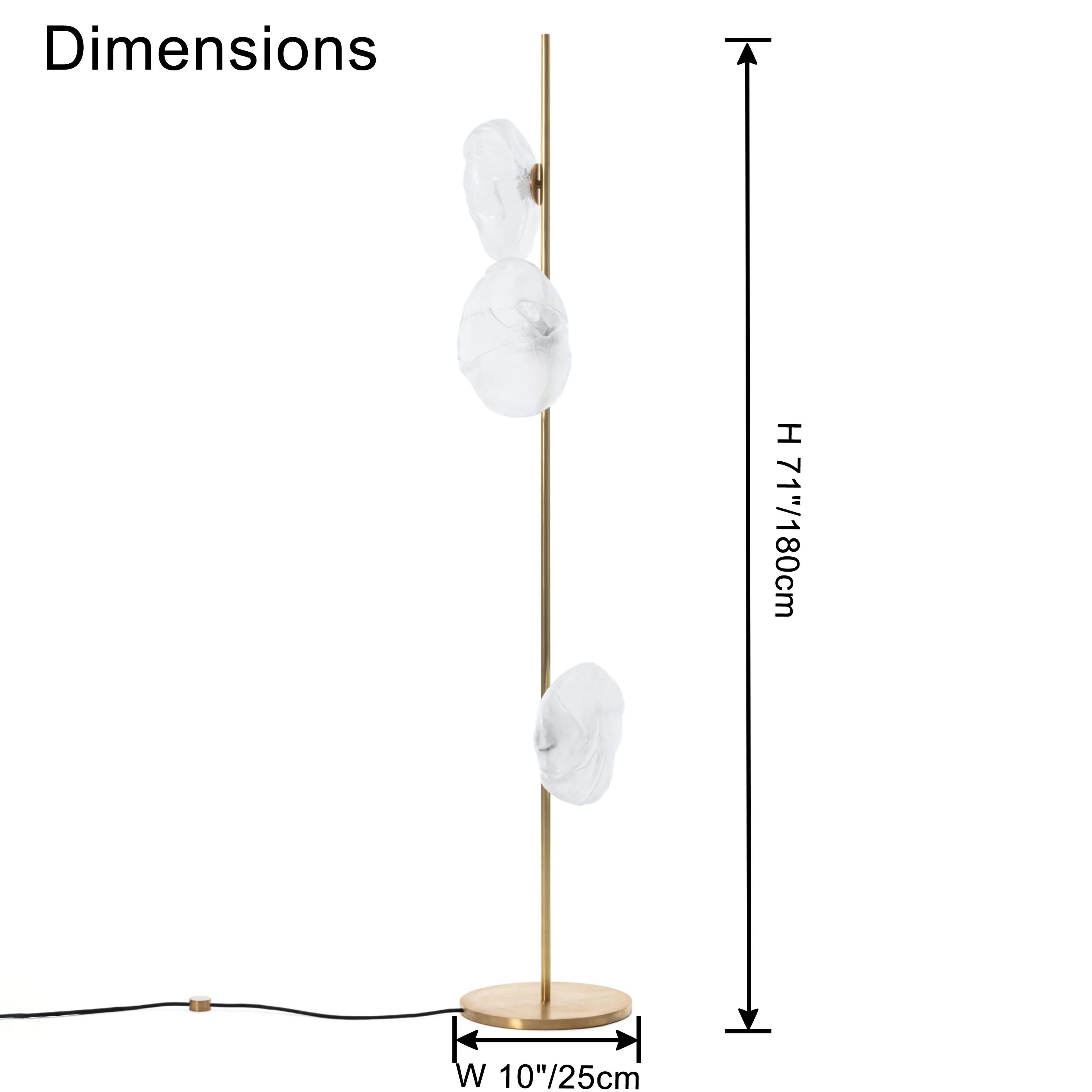 WOMO Blown Glass Floor Lamp-WM7082 - Image 28