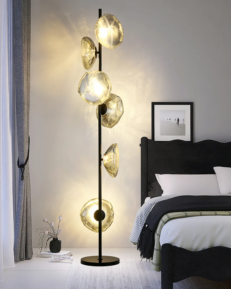 WOMO Blown Glass Floor Lamp-WM7082 - Image 3