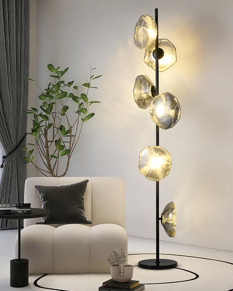 WOMO Blown Glass Floor Lamp-WM7082 - Image 5