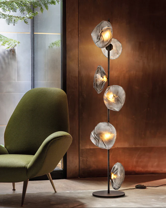 WOMO Blown Glass Floor Lamp-WM7082 - Image 6