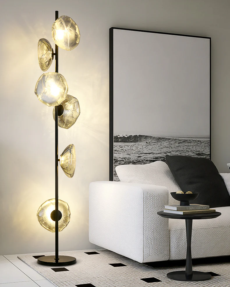WOMO Blown Glass Floor Lamp-WM7082 - Image 7