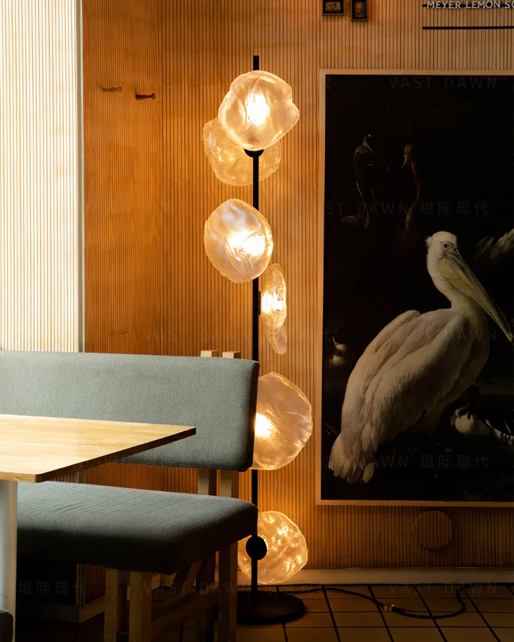 WOMO Blown Glass Floor Lamp-WM7082 - Image 8
