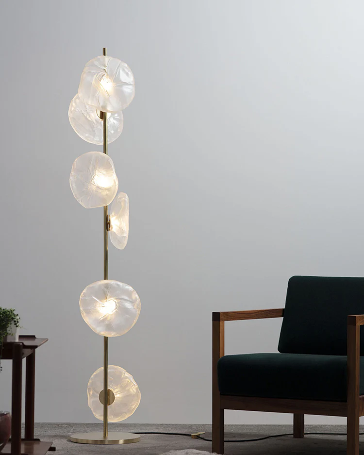 WOMO Blown Glass Floor Lamp-WM7082 - Image 9