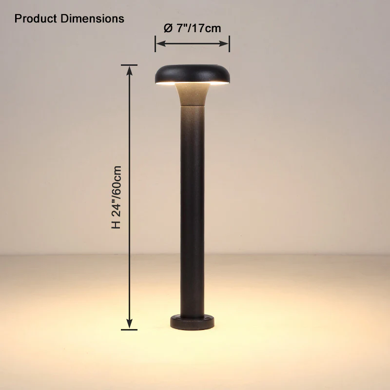 WOMO Round Bollard Light-WM9169 - Image 10
