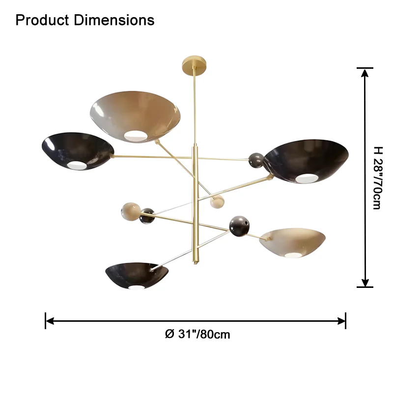 WOMO Bowl Chandelier-WM2842 - Image 9
