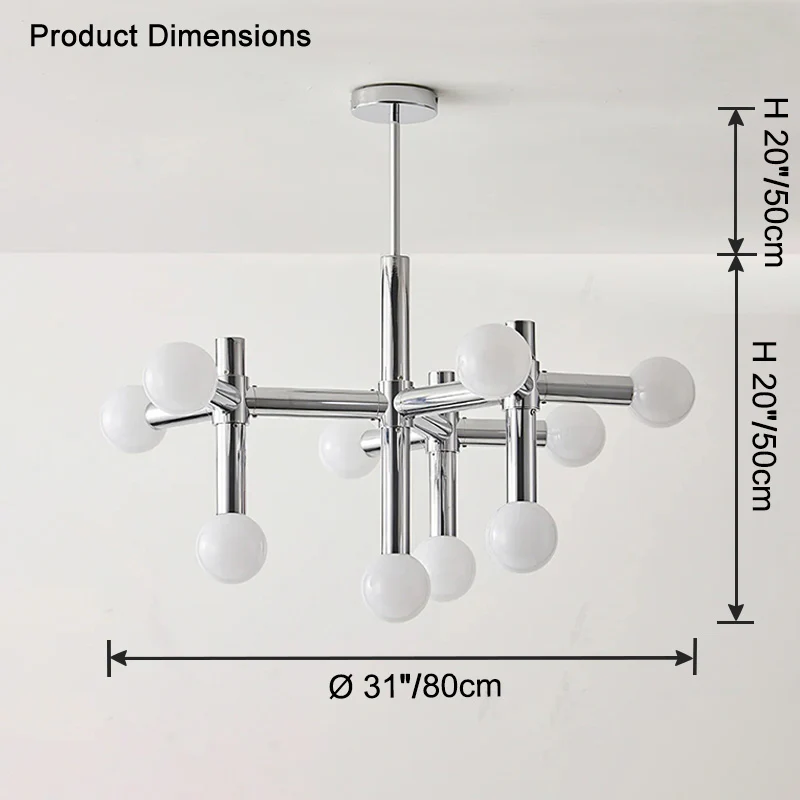 WOMO Branching Glass Bubble Chandelier-WM2770 - Image 25