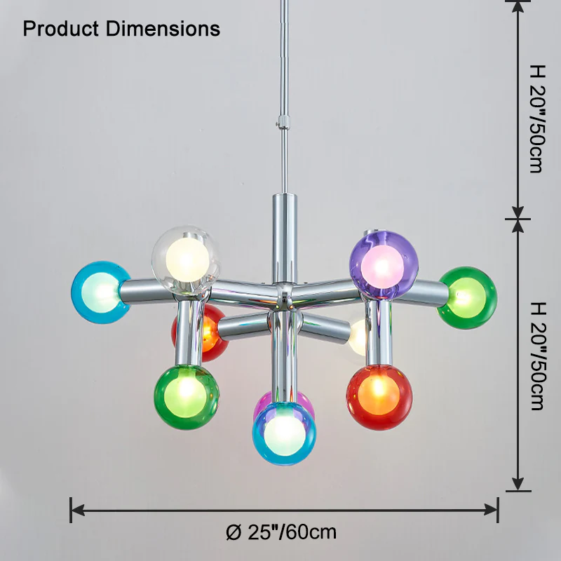 WOMO Branching Glass Bubble Chandelier-WM2770 - Image 29