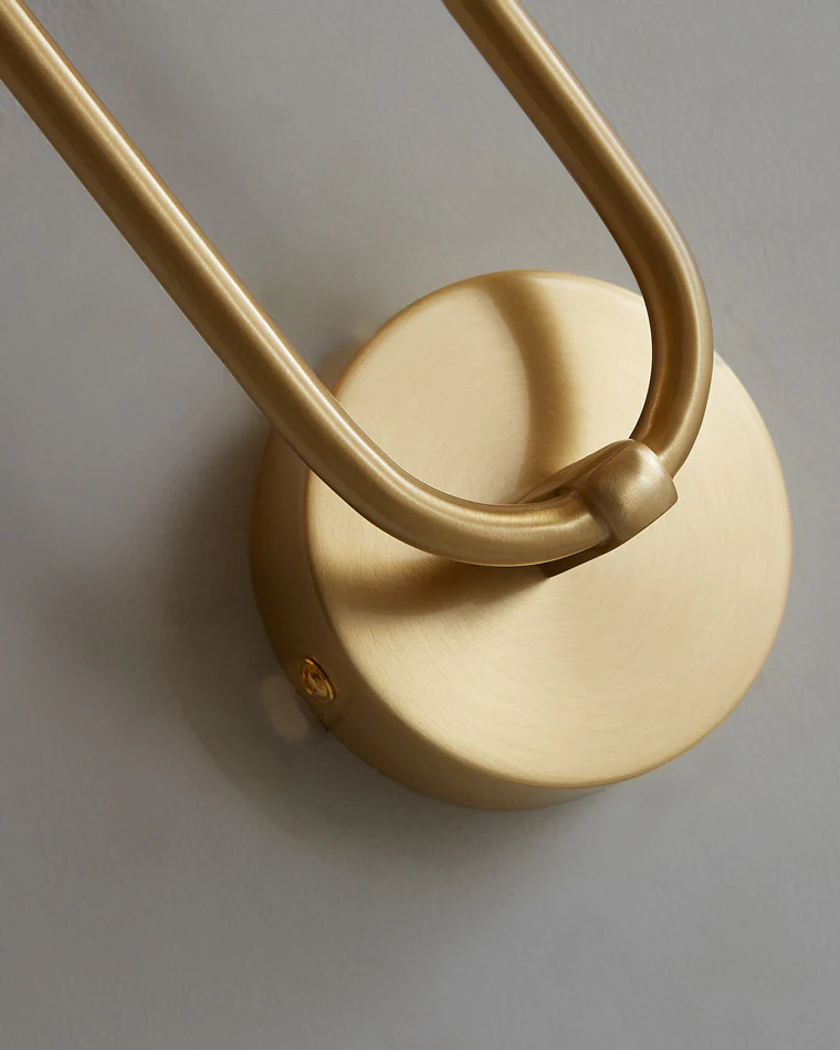 WOMO Black and Brass Modern Candelabra Wall Sconce-WM6096 - Image 26