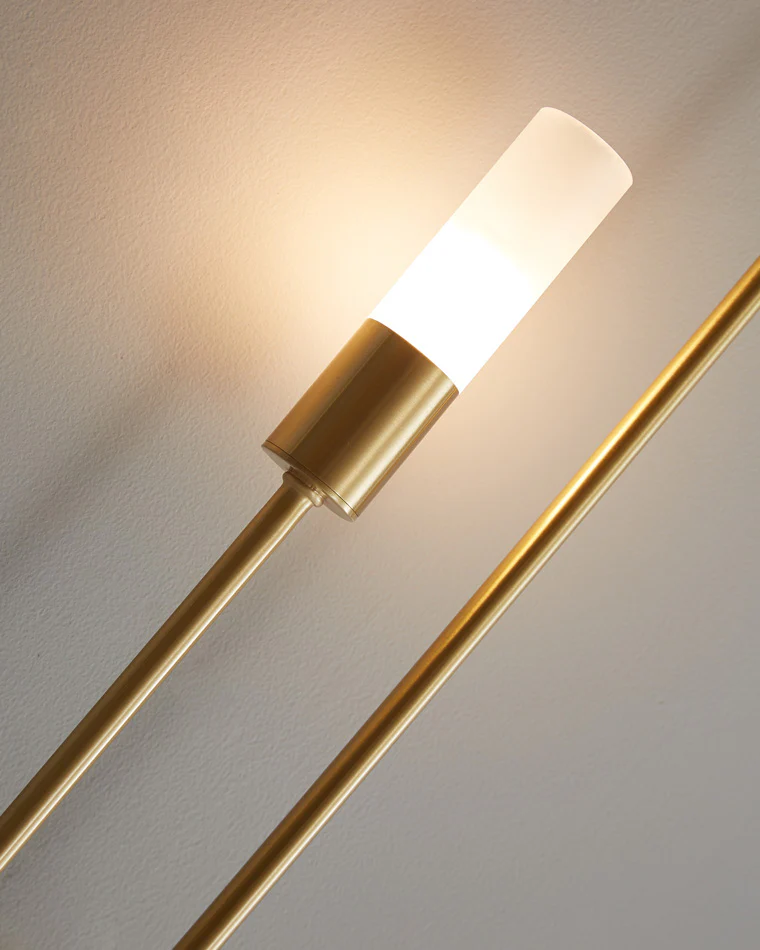 WOMO Black and Brass Modern Candelabra Wall Sconce-WM6096 - Image 27